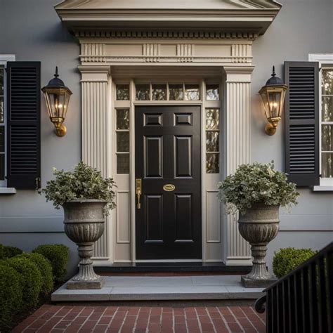 7+ Striking Exterior Front Door Trim Molding Designs