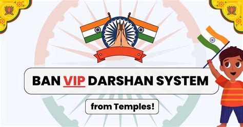 🚫 Ban VIP DARSHAN System from Temples!