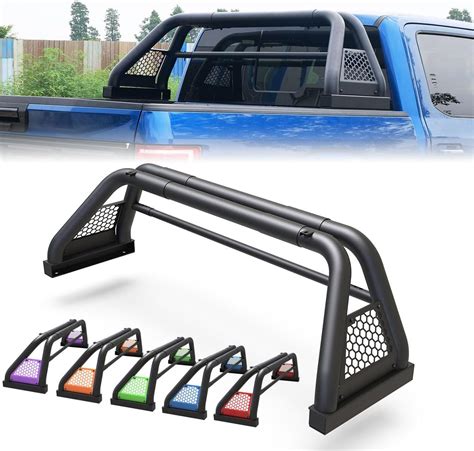 Amazon.com: AUTOWIKI Universal Adjustable Truck Bed Chase Rack Roll Bar ...