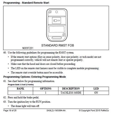 Image result for 2005 Ford Transit Connect Remote Programming