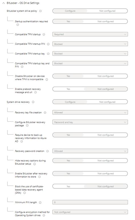 Image result for BitLocker Recovery Key in Intune