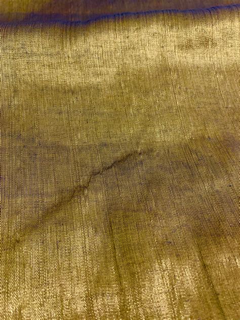 Golden Fabric - Buy Handwoven Gold Color Fabric Online