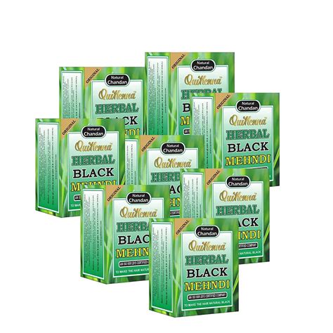 QuikHenna Herbal Mehndi- 65gm- Black - BuyPureNaturals – buyPureNaturals