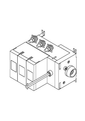 Fupact INF/ISFL/ISFT - INFC125 / NFC(22X58) 125A 3P LAT. CTRL - 3D CAD ...