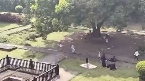 BJP MP Medha Kukrani holds guamutra purification at Pune fort after ...