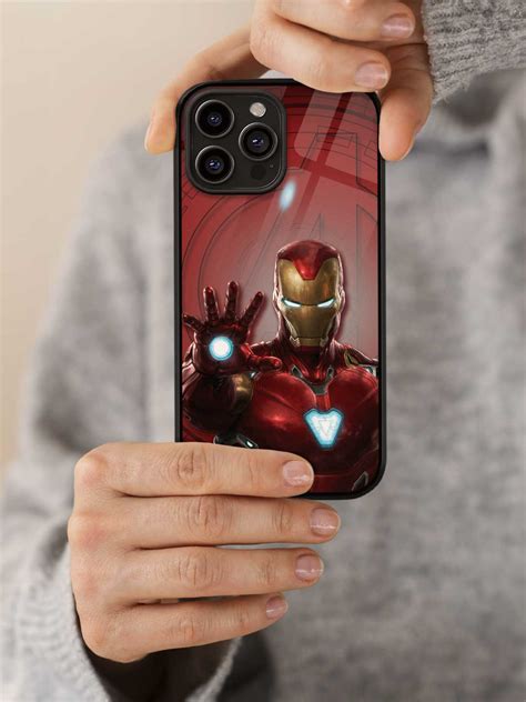 Iron Man Mark L Armour - iPhone 13 Pro Max Glass Cover - Buy Online in ...