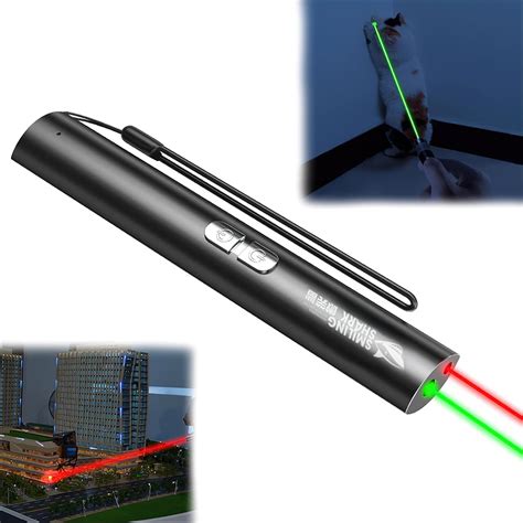 WISKA 2 in 1 Laser Light Powerful Pointer Pen High Power Super Bright ...