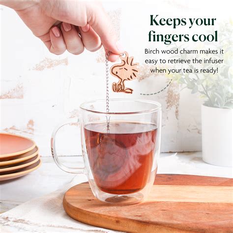 Woodstock Loose Leaf Tea Ball Infuser with Charm - Plum Deluxe Tea