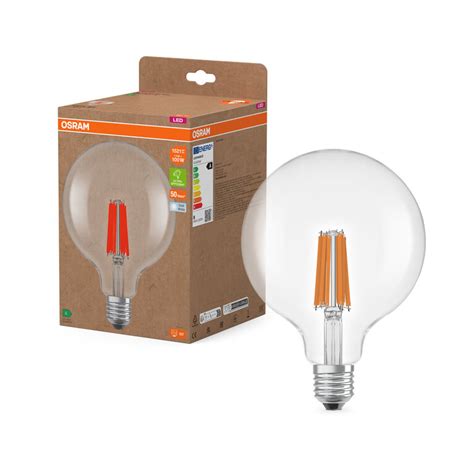 Osram / Ledvance LED Filament Globe G125 klar 330° UltraEfficient 7,2 ...