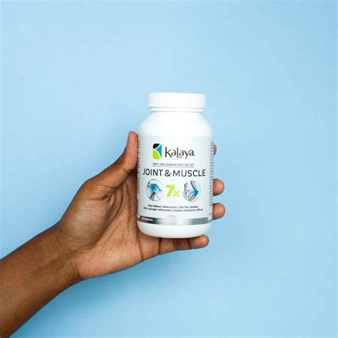 Kalaya 7X joint & Muscle Anti-Inflammatory Supplement 60 count ...