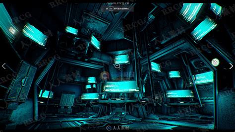 科幻恐怖实验室仓库室内场景UE4游戏素材资源 - CG素材岛