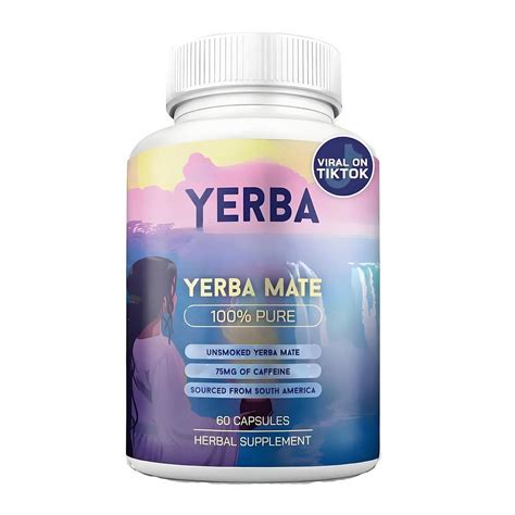 100% Yerba Mate Capsules - Clean Energy, Brain Fog Buster, and Gut Health | Yerba Magic Natural ...