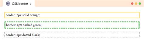 CSS Border Tutorial 的图像结果