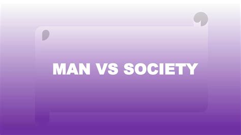 Man vs society | PPTX