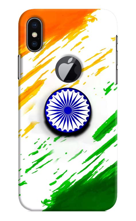 Buy Indian Flag Ashoka Chakra iPhone X Logocut Pop Case at just Rs.169 ...