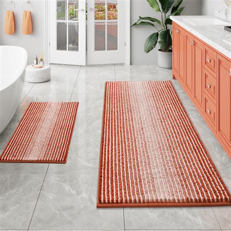 Snapklik.com : Bathroom Rugs And Mats Sets, 2 Piece Thick Absorbent ...