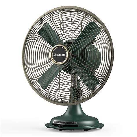 Snapklik.com : Oscillating Vintage Fan, All Metal 8" Retro Table Top ...