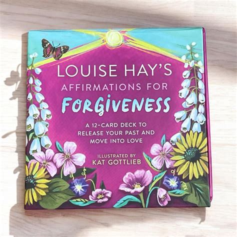 Louise Hay, Affirmation Cards, Affirmation for Forgiveness Cards, 12 ...