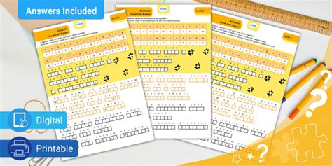 Animals Secret Code Breaker - AL - Twinkl - Kids Puzzles