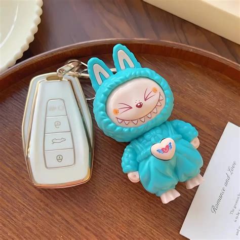 Atithi Shop Labubu Face Rotating Keychain Blind (Pack of 1) Key Chain ...