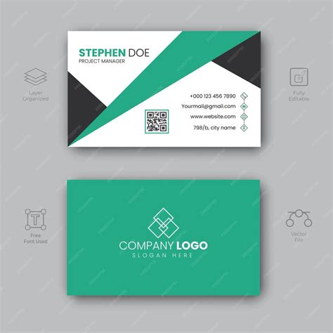 Simple Business Card Template 的图像结果