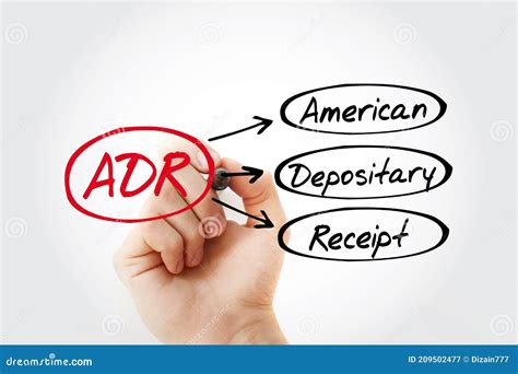 ADR - American Depositary Receipt Acronym, Business Concept Background With Chart ,pen Royalty ... - American Acronyms
