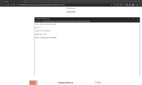 Image result for Write Bio in JavaScript Code