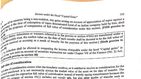 Capital Gains: Deemed Consideration, Cost of Acquisition & Exemptions ...