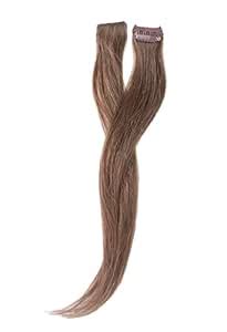 GOLDTIPS Copper Brown Clip-In Hair Streaks | Real Human Hair Color ...