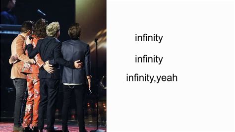 Infinity Song One Direction 的图像结果