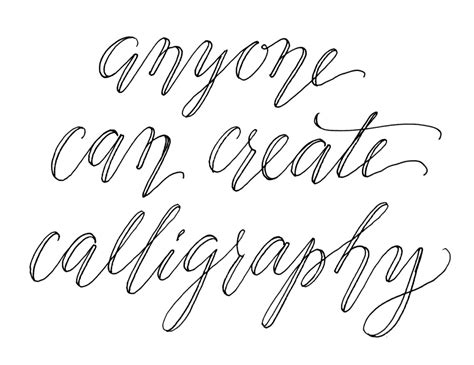 Image result for How Cursive Calligraphy