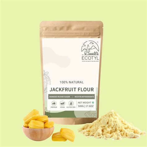 Ecotyl Jackfruit Flour | Low Glycemic Index | Gluten Free | 500g – Goli ...