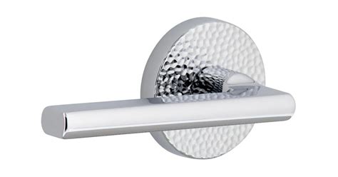 Viaggio 623017 Circolo Hammered Left Handed Solid Brass Privacy Door ...