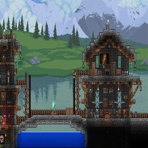 Village buildings карта для Террарии - Terraria-Game.com