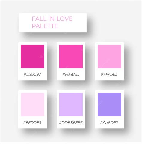 Premium Vector | Pastel color tone collection pink purple pastel ...