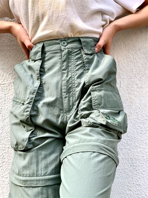 90’s−“fishing pants” “two−way” “Cabelas” “nylon 100％” | KEY WEB STORE