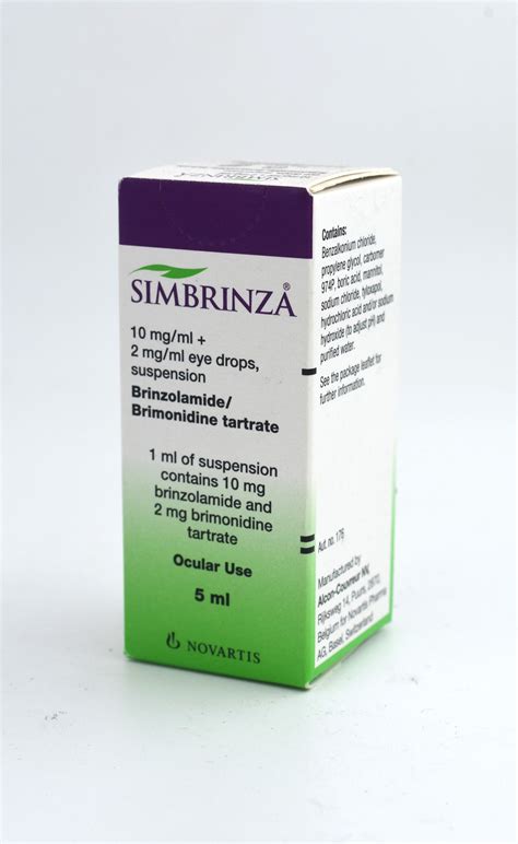 SIMBRINZA 10 mg/mL + 2 mg/mL eye drops, suspension - Now On Super