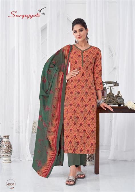 SURYAJYOTI NITYA VOL 4 WHOLESALE FANCY PRINTED DRES'S SUPPLIER