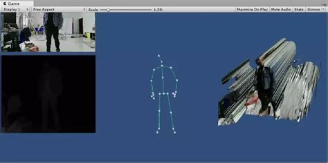 Kinect Unity 的图像结果