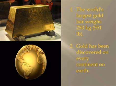 20 Interesting Facts About Gold | PPTX