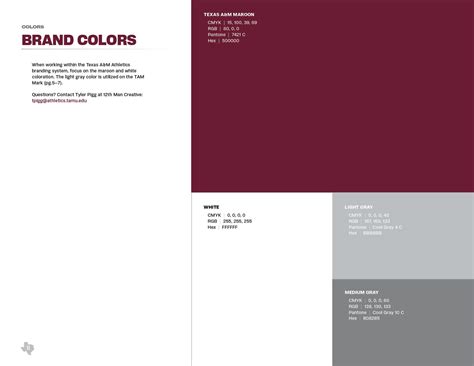 Texas A&M Athletics Brand Guide :: Behance