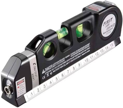 GoodsBazaar 8ft 2.5mtr Measuring Tape Laser Level Pro3 Measuring ...
