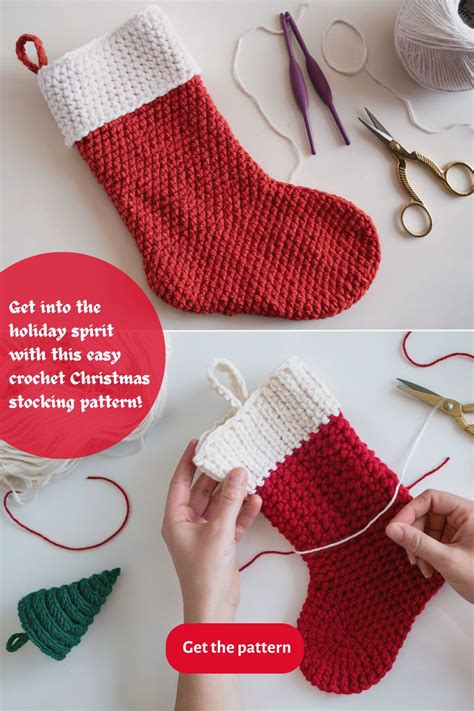 Image result for Basic Christmas Stocking Crochet Pattern
