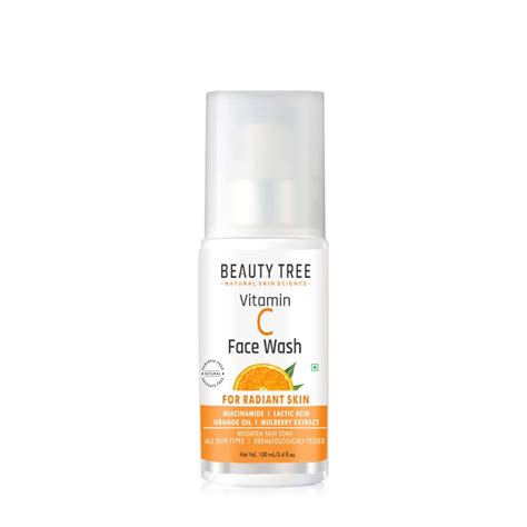 BEAUTY TREE Vitamin C Face wash for Deep Cleansing & Skin Brightening ...