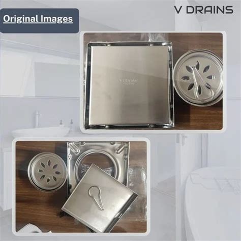 Stainless Steel Floor Drain - Square Tile Insert Floor Drain ...