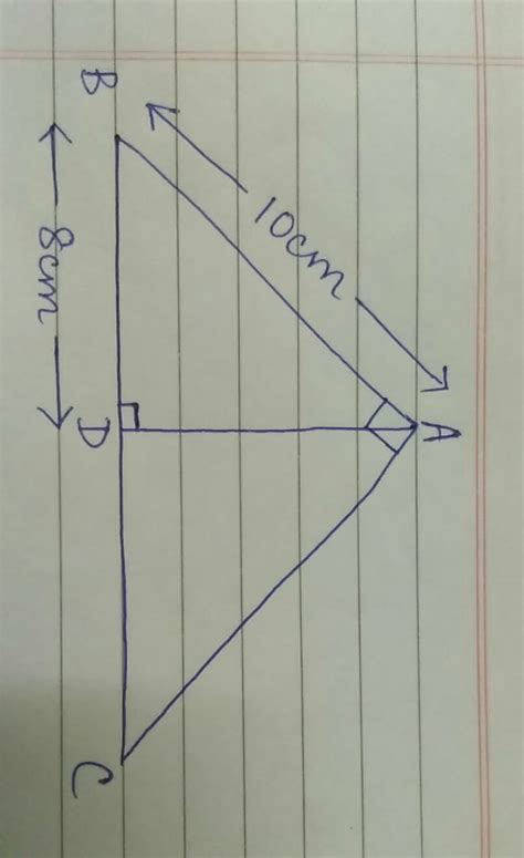 In the adjoining figure,angle BAC=90 degree and AD perpendicular to BC ...