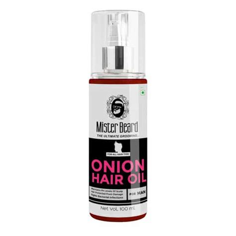 Buy MISTER BEARD ONION HAIR OIL, FOR HAIR GROWTH, ANTI-HAIR FALL ...