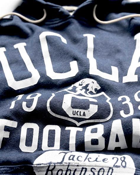 UCLA - Jackie Robinson Football Navy PO Hoody - Roots of Fight