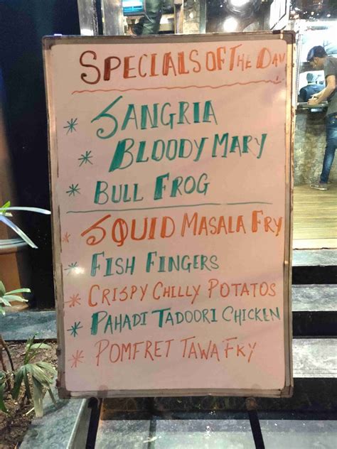 Menu at Mint Leaf Kitchen + Cocktails, Mumbai