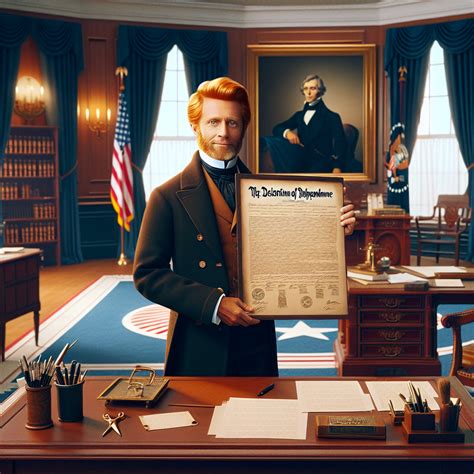 Trump Displays Declaration of Independence in Oval Office – SnapLive News